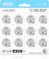 XUNIUZERO 12-Pack CR2025 Lithium Coin Cell Battery, 3 Volt, for Child Safety, Compatible
