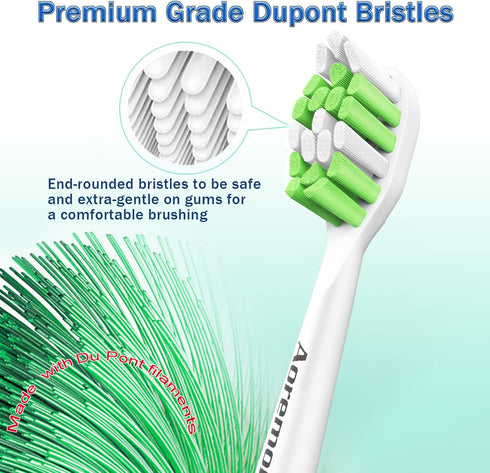HX6063/65, 2 Hx9023/65 Aoremon Replacement Heads for Sonicare Philips Toothbrush: Compatible with Sonicare DiamondClean