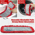 JEHONN Floor Mop - Dry Wet Flat Dust Mops with Microfiber & Chenille Pads for Hard Wood, Laminate, Tile