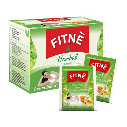 FITNE Green Tea Herbal Honey Lemon with Garcinia Senna Infusion Gentle Detox Cleanse, 15 Tea Bags, High Antioxidant