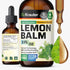 BIO KRAUTER Lemon Balm Leaf Extract, Vegan Tincture for Calmness Support, 2 Fl. Oz.