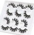 Losha Lashes 6 Pairs Fluffy False Eyelashes – 20mm Long Dramatic Faux Mink Strip 5D Lashes Pack for Makeup