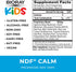BIORAY Kids NDF Calm, Vanilla - 2 fl oz - Nourish the Liver & Remove Toxins - Non-GMO, Vegan, Gluten Free