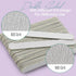Professional Disposable Zebra Nail Files, 100/180 Grit Double Sided Emery Board (50Pcs)