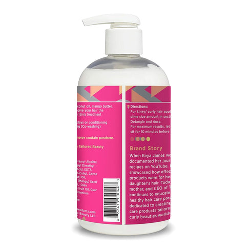Tailored Beauty Coconut Crème Conditioner with Mango Butter - 100% Natural Daily Conditioner for All Hair Textures