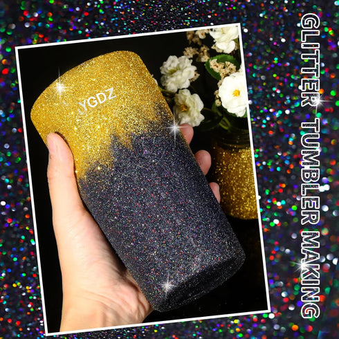 YGDZ Black Glitter - Fine Craft Glitter for Christmas & Festival, 140G / 4.93OZ