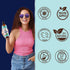 GuruNanda Coconut & Peppermint Oil Pulling, 8 Fl.Oz, Alcohol Free Mouthwash, Fresh Breath, White Teeth & Healthy Gums