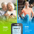 AUVON 4 Outputs TENS Unit EMS Muscle Stimulator Machine for Pain Relief Therapy with 24 Modes