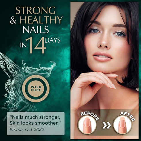 Liquid Collagen Peptides - 10,000mcg Collagen & 5,000mcg Biotin Drops for Youthful Skin, Hair Growth, Lemon Flavor