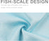 Extra Large Fish Scale Glass Cleaning Cloth, Lint Free Nanoscale Microfiber Tower, Polishing Tower 15.8" x 19.7" (Mix,