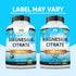 Magnesium Citrate 400 mg - Essential Mineral for Heart, Muscle, & Digestion Support - Non-GMO - 120 Tablets High Potency
