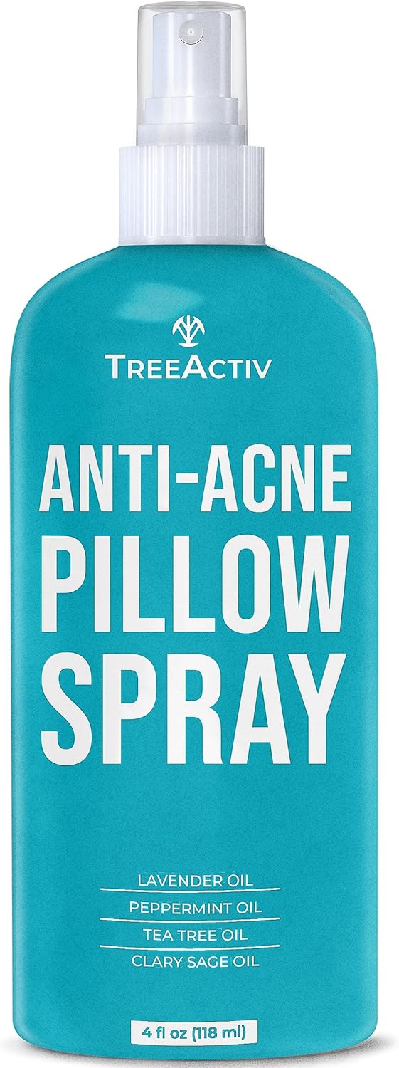 Anti-Acne Pillow Spray - 4 fl oz, Lavender Sleep Spray for Pillows, Pure Lavender Essential Oil