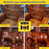 PIPIHUA Beeswax Polish & Conditioner - 2 x 100g Waterproof & Repair Wax with 4 Sponges