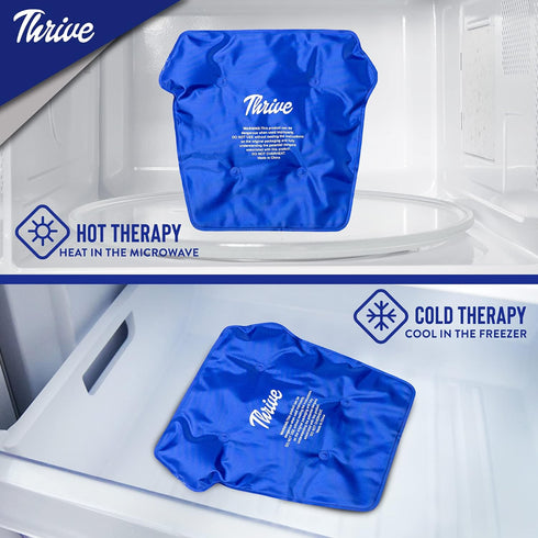 Thrive Shoulder Ice Pack - Rotator Cuff Cold Therapy, Reusable Compression Sleeve for Pain Relief and Injuries