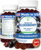 Lunakai USA Made Black Sambucus Elderberry Gummies for Adults & Kids with Vitamin C & Zinc, 60 Gummies