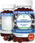 Lunakai USA Made Black Sambucus Elderberry Gummies for Adults & Kids with Vitamin C & Zinc, 60 Gummies