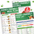 HAMIEW Set 3 Kidney Friendly Food List Chart, Renal Diet Disease Meal