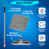 MAYSHINE Microfiber Hardwood Floor Wet and Dry Dust Mop - 360 Spin Mop System with 5 Reusable Pads