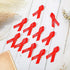 50 Pcs Funeral Ribbons, Classic Memorial Ribbon with Safety Pins for Mourning Remembrance Day Funeral Event