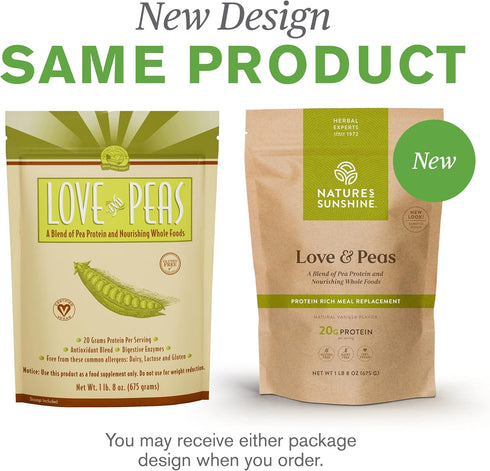 Love and Peas Nature's Sunshine 675g Bag