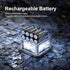 JESSPOW 3.2 Volt Rechargeable Solar Battery - 450mAh LiFePo4 Batteries 8 Pack for Outdoor Lights and Devices