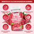 Calcium Magnesium Zinc Gummies with Potassium, Vitamin C, B6, D3, K2 - Supports Bones, Muscles, Teeth & Immunity - 60