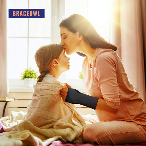 BRACEOWL Adjustable Night Splint Carpal Tunnel Wrist Brace for Pain Relief, Tendonitis & Arthritis – Fits Left or Right