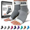 SB SOX Ankle Brace Compression Sleeve for Plantar Fasciitis Relief, Foot Pain, Swelling, Heel Spurs, White, Small
