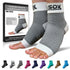 SB SOX Ankle Brace Compression Sleeve for Plantar Fasciitis Relief, Foot Pain, Swelling, Heel Spurs, White, Small