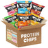 WILDE Protein Chips Variety Pack, High Protein Snacks for Adults, Keto Chips,