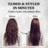 HerStyler Hair Comb - Versatile Styling Comb for Straightening, Protects Hands, Travel Friendly, Black, 1 Count Pack