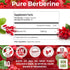 Premium Berberine Supplement 1500mg - 150 Capsules | 100% Pure, Immune System Support, Non-GMO, Gluten-Free