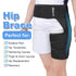 Hip Brace, Groin Wrap for Sciatica Pain Relief, Thigh Support for Men and Women, Gray