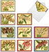 The Best Card Company - 10 Boxed Note Cards with Flowers, Blank Assorted Floral Notecards Bulk, Tiger Orchids M10037BK