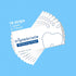 Triple Bristle Teeth Whitening Strips, 14 Sensitive Teeth Friendly Strips, Mint and Coconut, Enamel Safe, 2 Pack