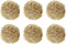 6 Pcs Brass Kitchen Cleaner Scrubbing Scour, Non-Scratch Dishes Scrubber, Copper Scrubber