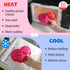 Shopzoki Heatable Strawberry Scented Cow Plush for Period Cramp Relief & Emotional Support, Microwavable Soft Toy