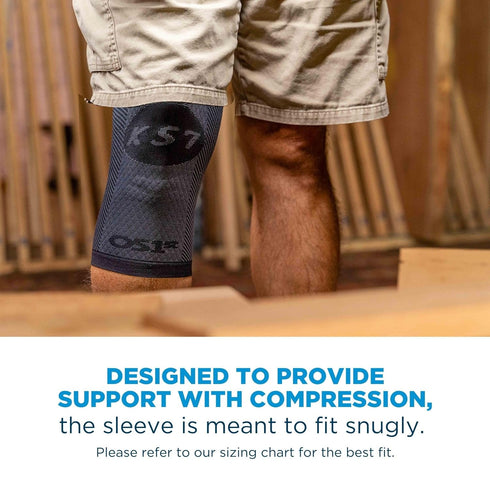 OrthoSleeve Compression Knee Brace/Sleeve for ACL, MCL Injury Recovery, Knee Pain, and Arthritis