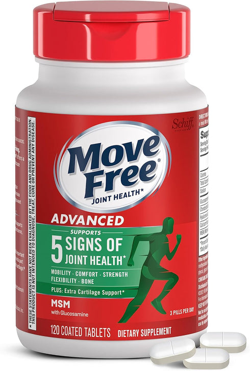 Move Free Advanced Joint Support Supplement, 120 Tablets (40 servings)