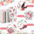 Table(Pink,100 Floral Napkins Disposable Flower Guest Hand Towels Decorative Paper Towels for Bathroom Wedding Birthday
