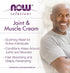 NOW Foods Solutions Joint & Muscle Cream, 4-Ounce, Paraben Free