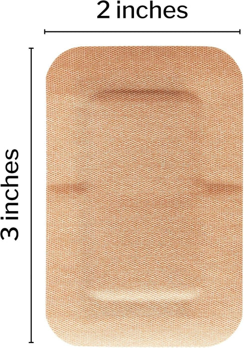 McKesson Adhesive Bandages - Sterile Fabric Patch, 2 in x 3 in, 50 Count