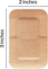 McKesson Adhesive Bandages - Sterile Fabric Patch, 2 in x 3 in, 50 Count