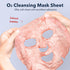 Purederm Deep Purifying Pink O2 Bubble Mask, 5 Pack - Bubble Face Sheet Mask for Purifying & Moisturizing