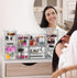 Sorbus Makeup Organizer with 16 Drawers, Clear Acrylic Drawer Organizer for Makeup, Office, Jewelry, Art Supplies