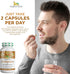 Organic Veda Ashwagandha Supplements, 1500mg, 120 Veggie Capsules with Black Pepper Extract