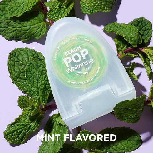 Reach POP Whitening Floss Mint Flex, 55 YD