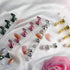 JUSTOTRY 4 Sets Pink Nail Stand for Press on Nails Display, Magnetic Holder for Nail Art Practices