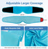 Comfytemp 2PCS Cooling Eye Mask, Reusable Gel Ice Pack for Puffiness, Dark Circles, Stress Relief, Blue