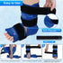 Atsuwell Ankle Foot Ice Pack Wrap for Instant Pain Relief, Reusable Gel Cold Pack for Injuries